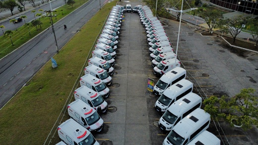 Governo do Estado reforça atendimento de emergência e transporte de pacientes no interior com 59 ambulâncias novas