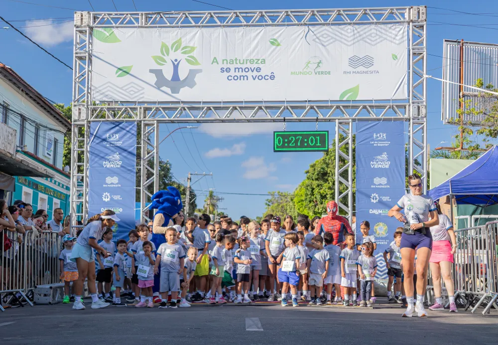 Corrida “A Natureza se Move com Você” toma as ruas e arrecada mais de uma tonelada de alimentos