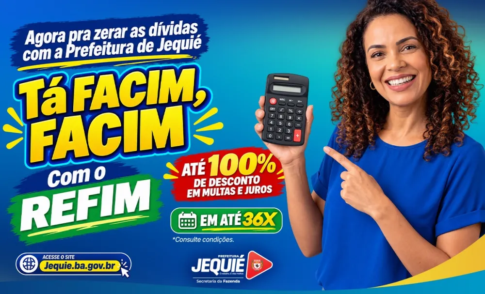 Prefeitura lança REFIM 2026 com descontos de até 100% em juros e multas