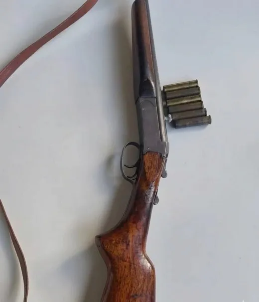 Policia Militar apreende arma de fogo durante apoio de separação