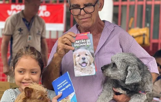 Município ultrapassa 3,2 mil animais vacinados durante o Dia D da Campanha Antirrábica
