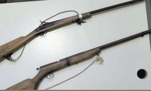 PM apreende armas artesanais durante patrulhamento na zona rural
