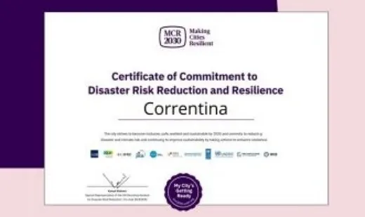 Município adere à iniciativa Construindo Cidades Resilientes 2030, da ONU