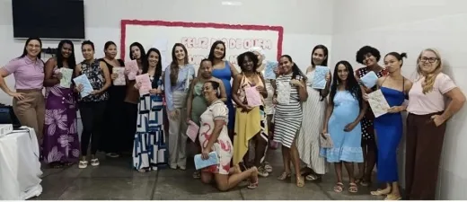 CRAS Esther Trindade Serra promove roda de conversa sobre vacinação com gestantes do PAIF