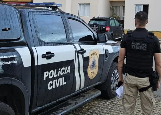 Polícia Civil cumpre mandado de busca e apreensão contra investigado por furto qualificado