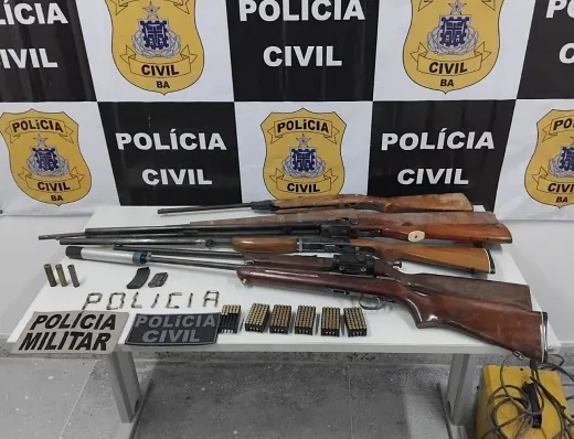 Polícia Civil apreende armamento e desmonta “fábrica artesanal” de armas de fogo 