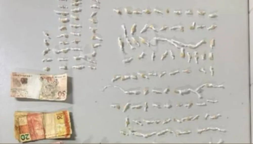 Policia Militar realiza prisão por tráfico de drogas