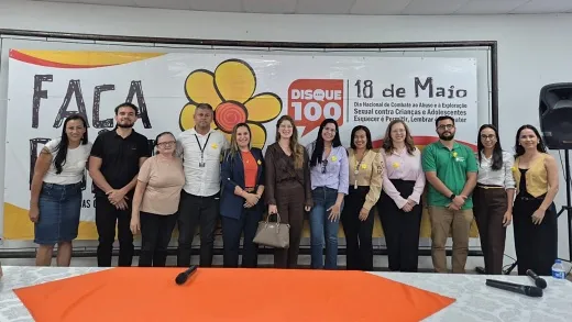 Polícia Civil participa da abertura da campanha Maio Laranja 