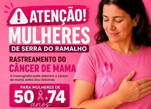 Prefeitura realiza campanha de rastreamento do câncer de mama com unidade móvel