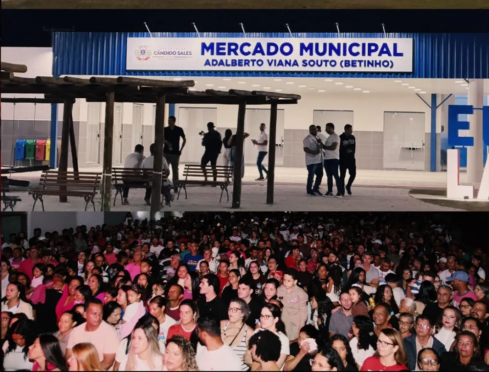 Lagoa Grande recebe Mercado Municipal, área da feira livre e novos espaços de lazer