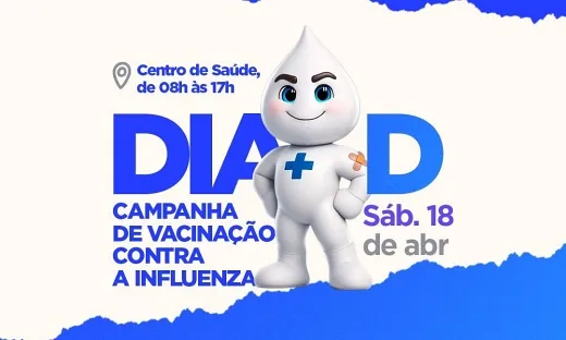 Vacinação contra influenza ocorre neste sábado no Centro de Saúde