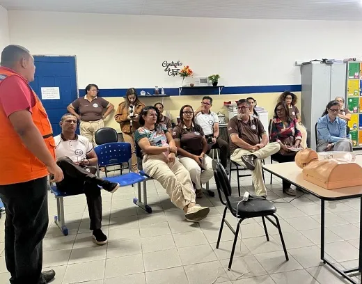 Defesa Civil realiza capacitação em primeiros socorros para professores