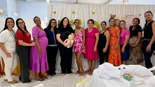CRAS Irmã Dulce promove orientações e oficina para gestantes durante o Agosto Dourado
