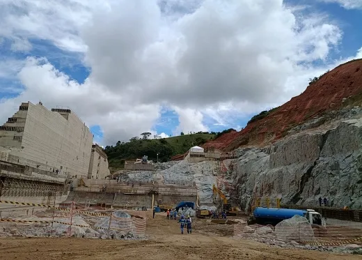 Obra da barragem avança para levar maior segurança hídrica 