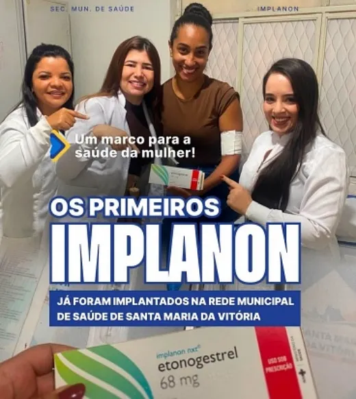 Rede Municipal de Saúde amplia acesso a método contraceptivo de longa duração