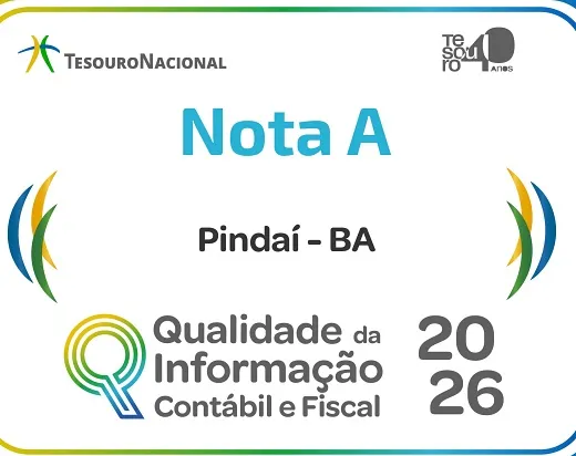 Município figura entre os mais bem avaliados em transparência fiscal