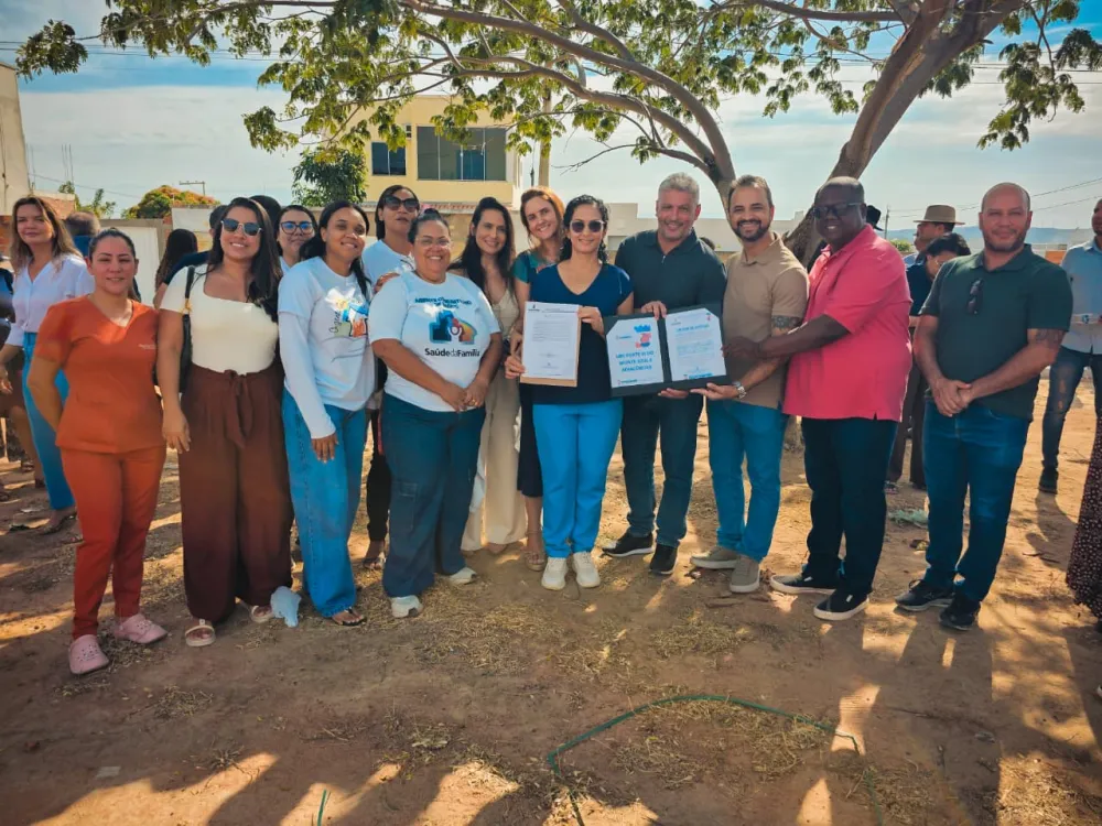 Prefeito assina ordem de serviço para construção de UBS no bairro Monte Azul