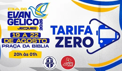 Transporte gratuito será disponibilizado durante o Dia do Evangélico
