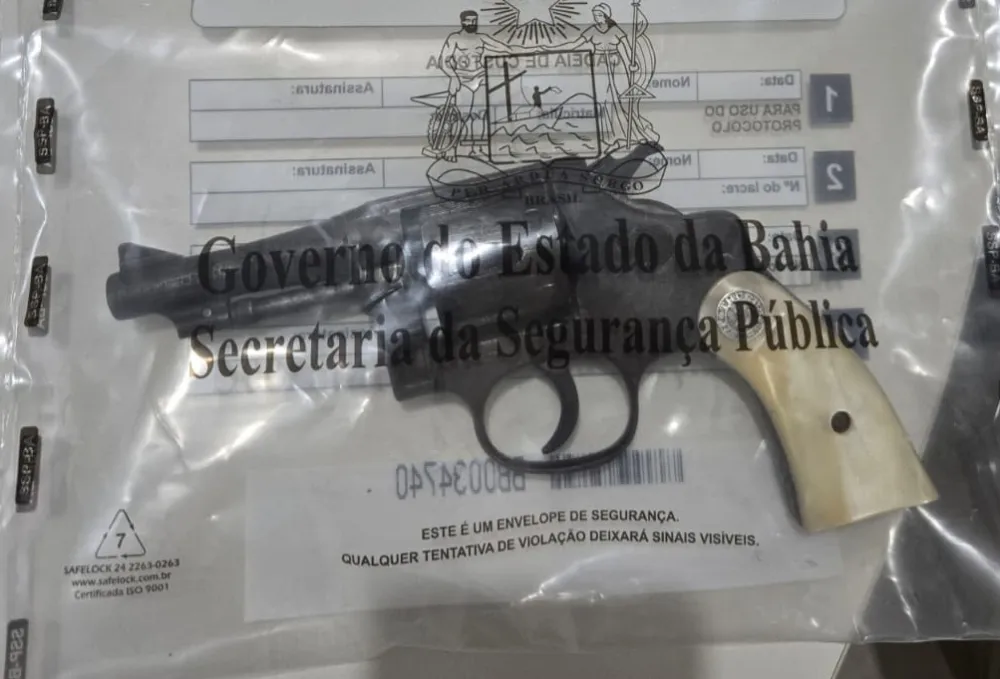 Arma de fogo e celular de investigado por tentativa de homicídio são apreendidos 