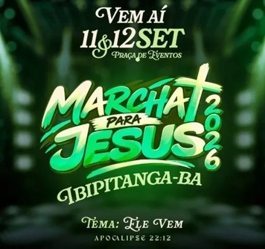 Prefeitura realiza Marcha para Jesus nos dias 11 e 12 de setembro