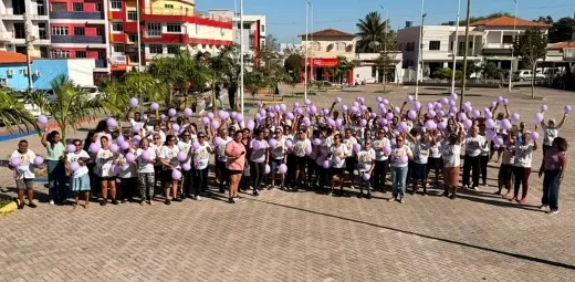 SCFV realiza momento de conscientização sobre o agosto lilás
