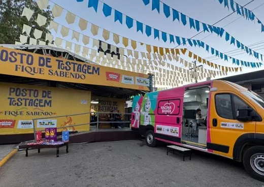 Posto de testagem supera 3,9 mil testes e reforça combate às ISTs no São João