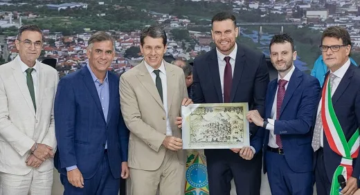 Prefeito recepciona delegação italiana e reforça laços históricos entre Jequié e Trecchina