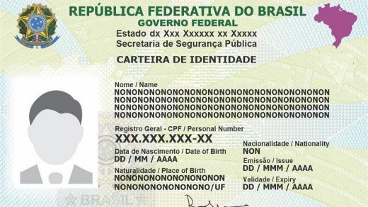 Nova Carteira de Identidade Nacional começa a ser emitida nesta quinta-feira (11)