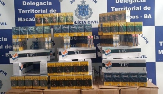 Macaúbas: 29ª edição da Operação Força Total resulta na apreensão de 2.370 carteiras de cigarros contrabandeados
