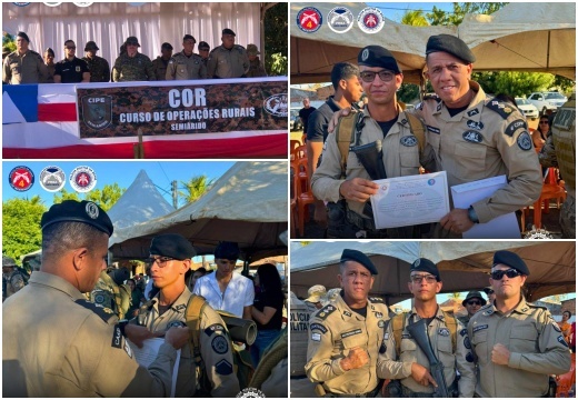 Policial da 4ª CIPM conclui o XX Curso de Operações Rurais (COR)