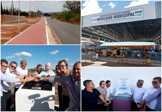 Em Boninal, Governo do Estado entrega obras de desenvolvimento rural, infraestrutura e abastecimento