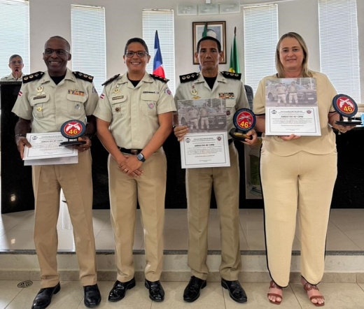 Polícia Militar realiza entrega do título Amigo da 46ª CIPM em Livramento