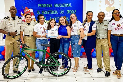 Brumado: 24º BPM realiza formatura de alunos do PROERD