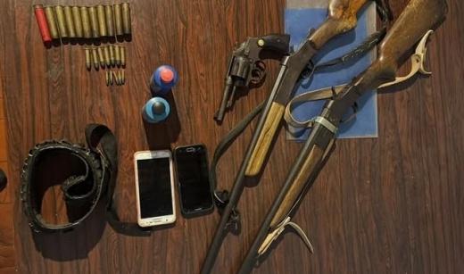 Polícia Militar apreende armas de fogo e munições na zona rural de Boquira