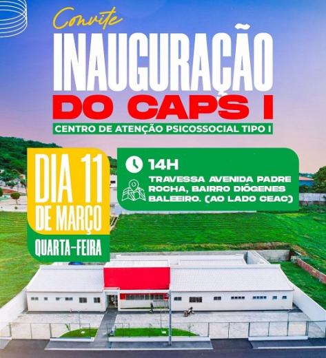 Urandi amplia atendimento em saúde mental com inauguração do CAPS I