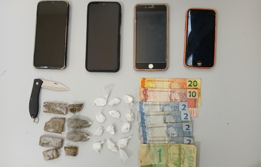 Homem é flagrado com drogas durante abordagem da PM em Livramento de Nossa Senhora