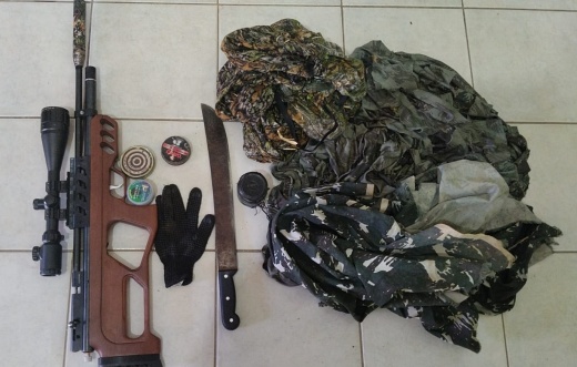 Rio do Pires: homem é detido com equipamentos de caça após denúncia de populares